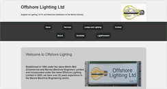 Desktop Screenshot of offshorelighting.co.uk